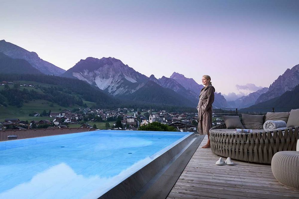 Excelsior Dolomites Life Resort - Dolomites Sky Spa. Vacanze sostenibili