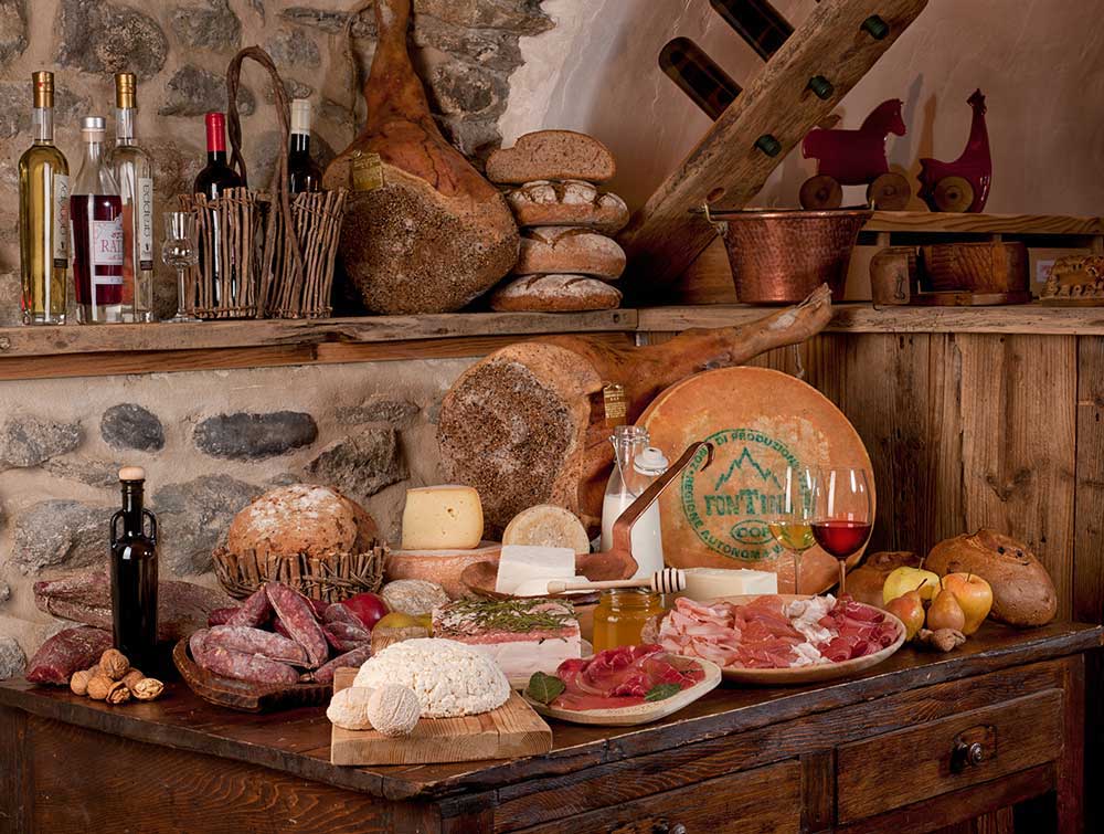 Valle D'Aosta - Salumi e formaggi
