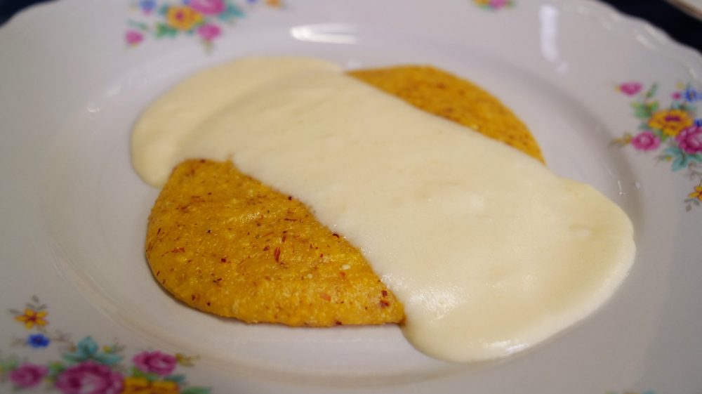 polenta con fonduta di toumin dal mel