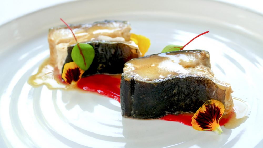 anguilla-bisque-di-scampi-e-lamponi