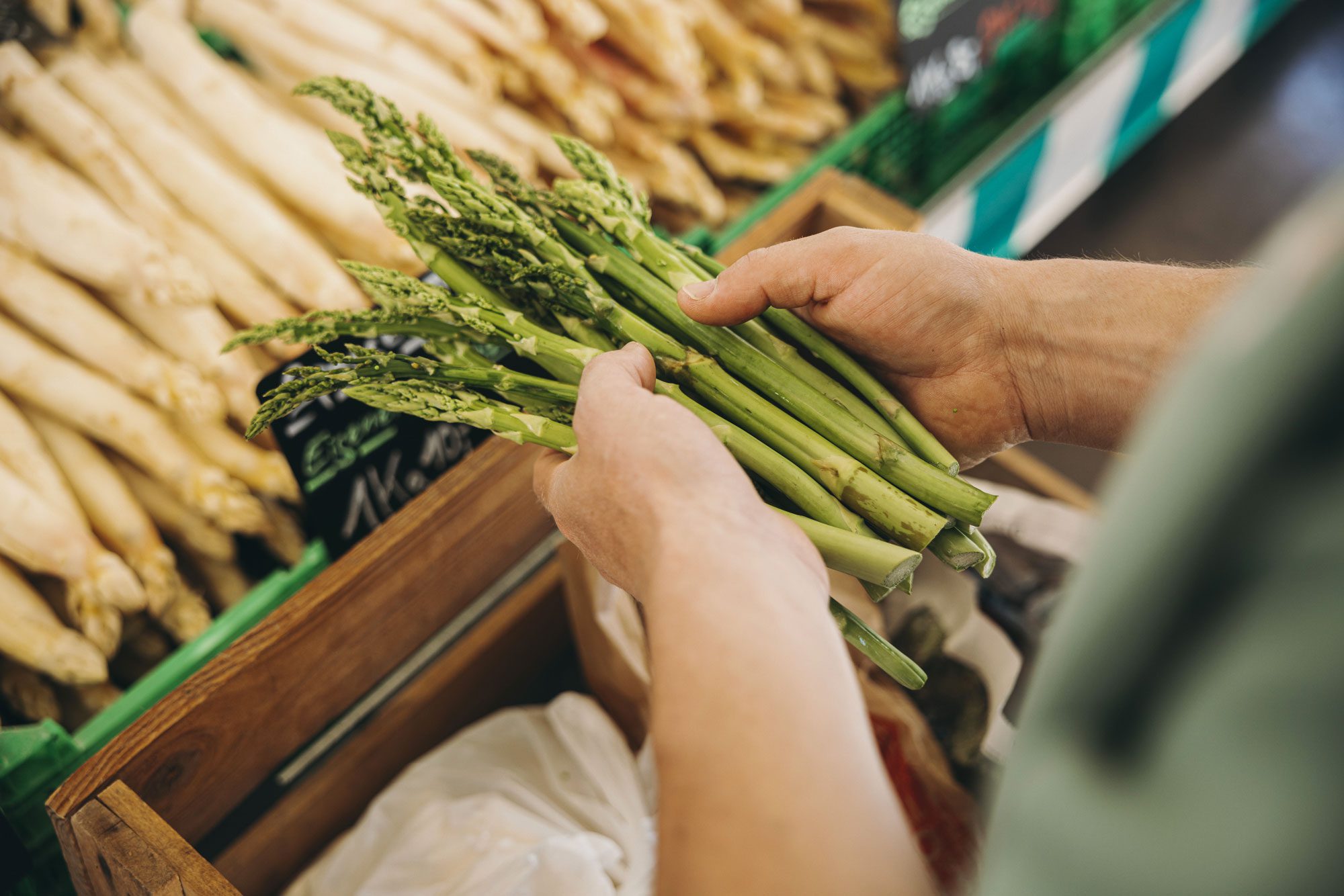 Asparagi nella Foresta Nera