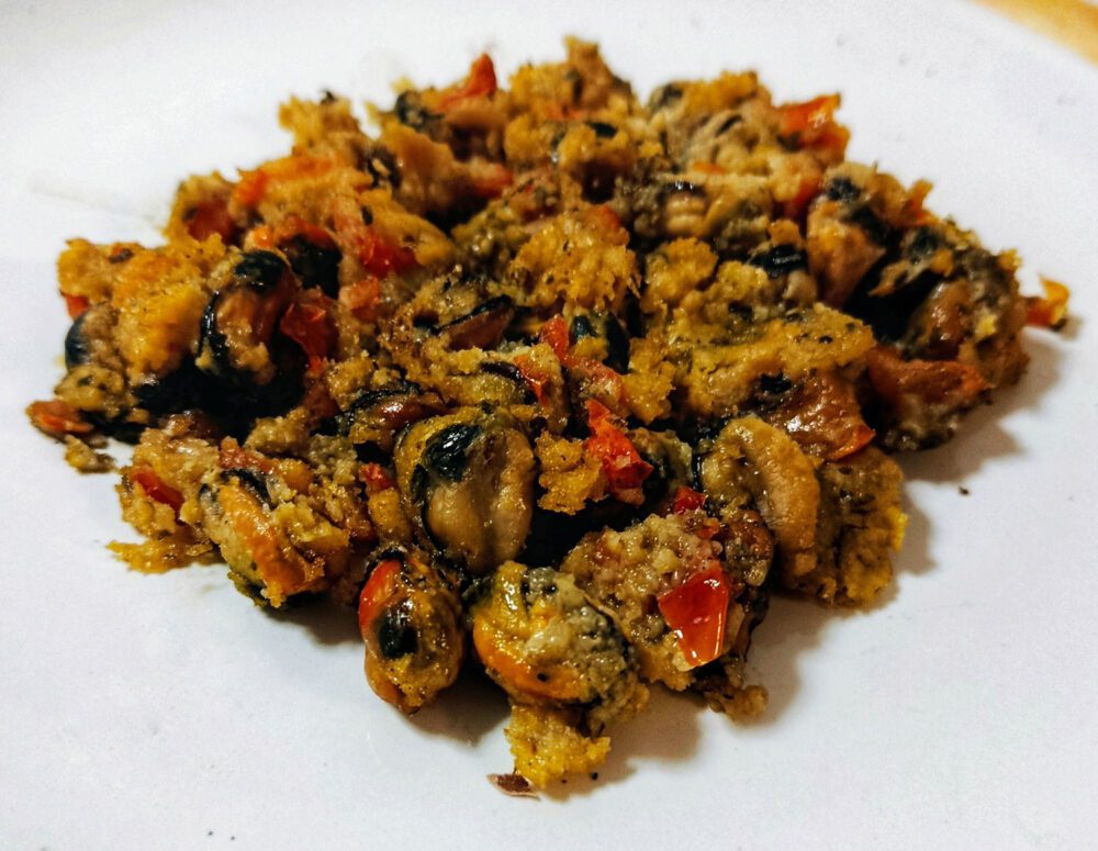 Cozze gratinate