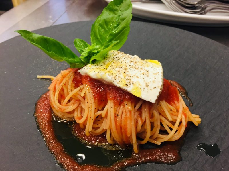 spaghettini italia nel piatto