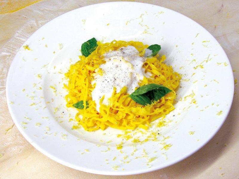 Tagliolini al limone