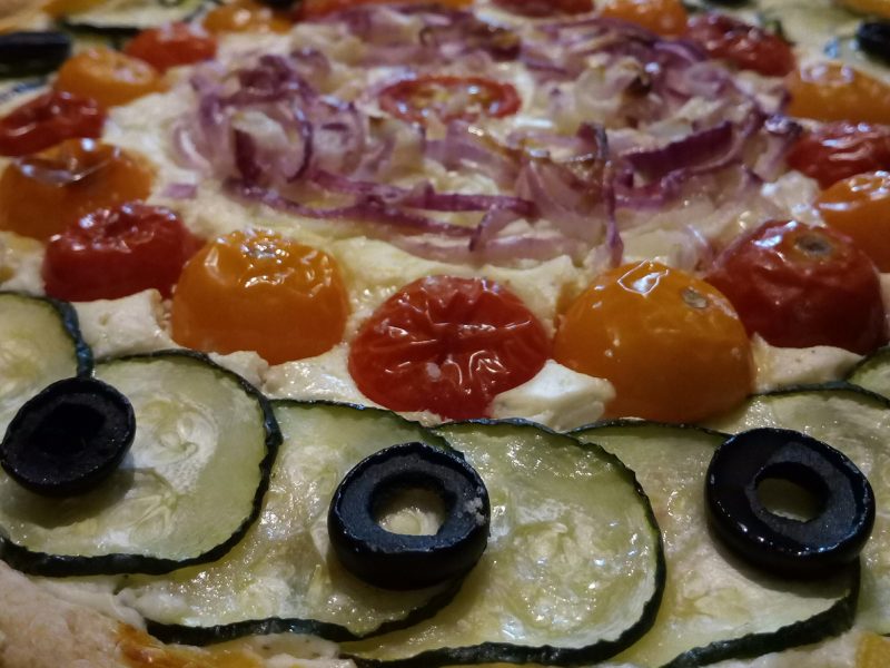 Pizza rustica con verdure