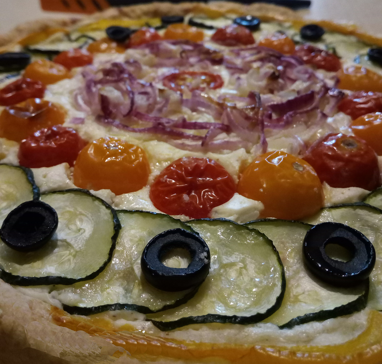 Pizza rustica con verdure