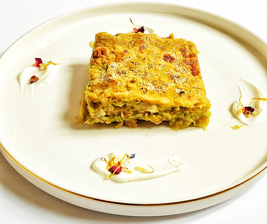 Lasagna di verza di chef Marcella Orsi - chetogenica, senza glutine, lowcarb