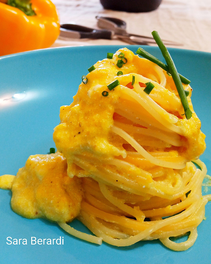 Farfalle con crema di peperoni - Alimentazione Bambini