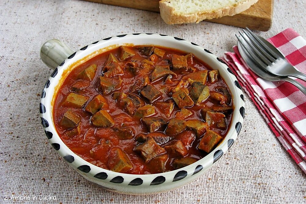 Coratella di agnello nello versione umbra